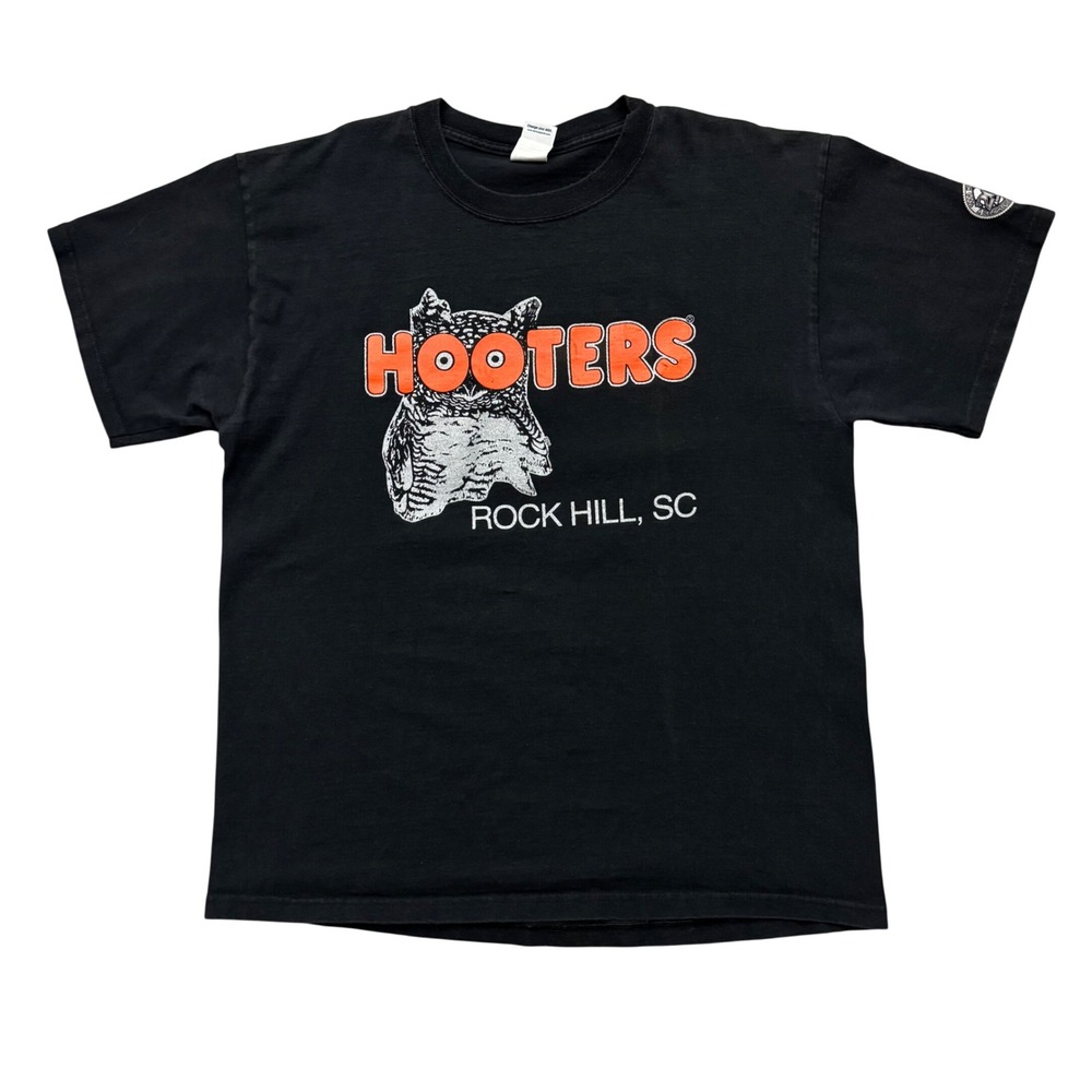 Vintage Hooters Rock Hill SC 20th Anniversary T-Shirt Tee 2003 L